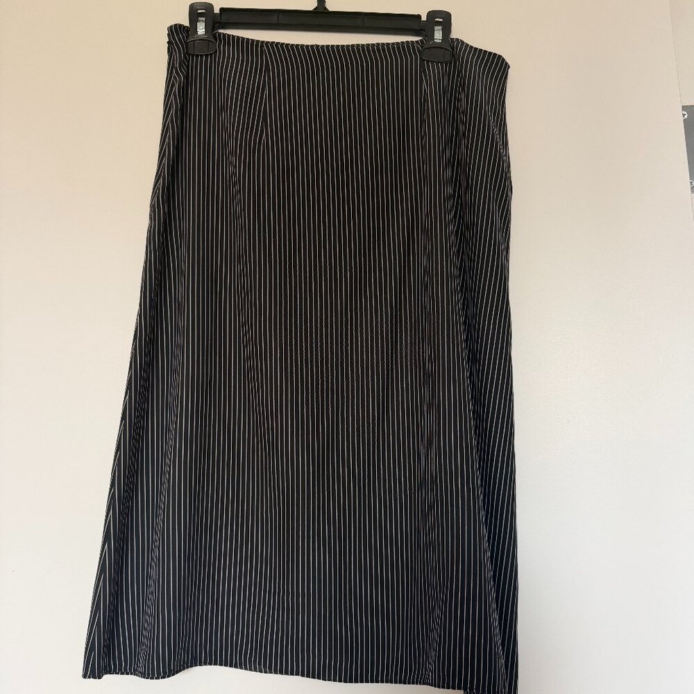 100% Silk Striped ag & bone skirt